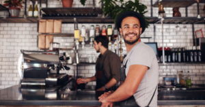 cafe worker bizimply hospitality