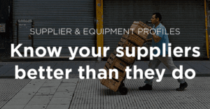 Read more about the article SUPPLIER & EQUIPMENT HISTORY ON DEMAND