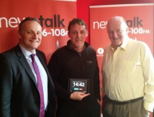 Read more about the article Gerard talking with George Hook on Newstalk