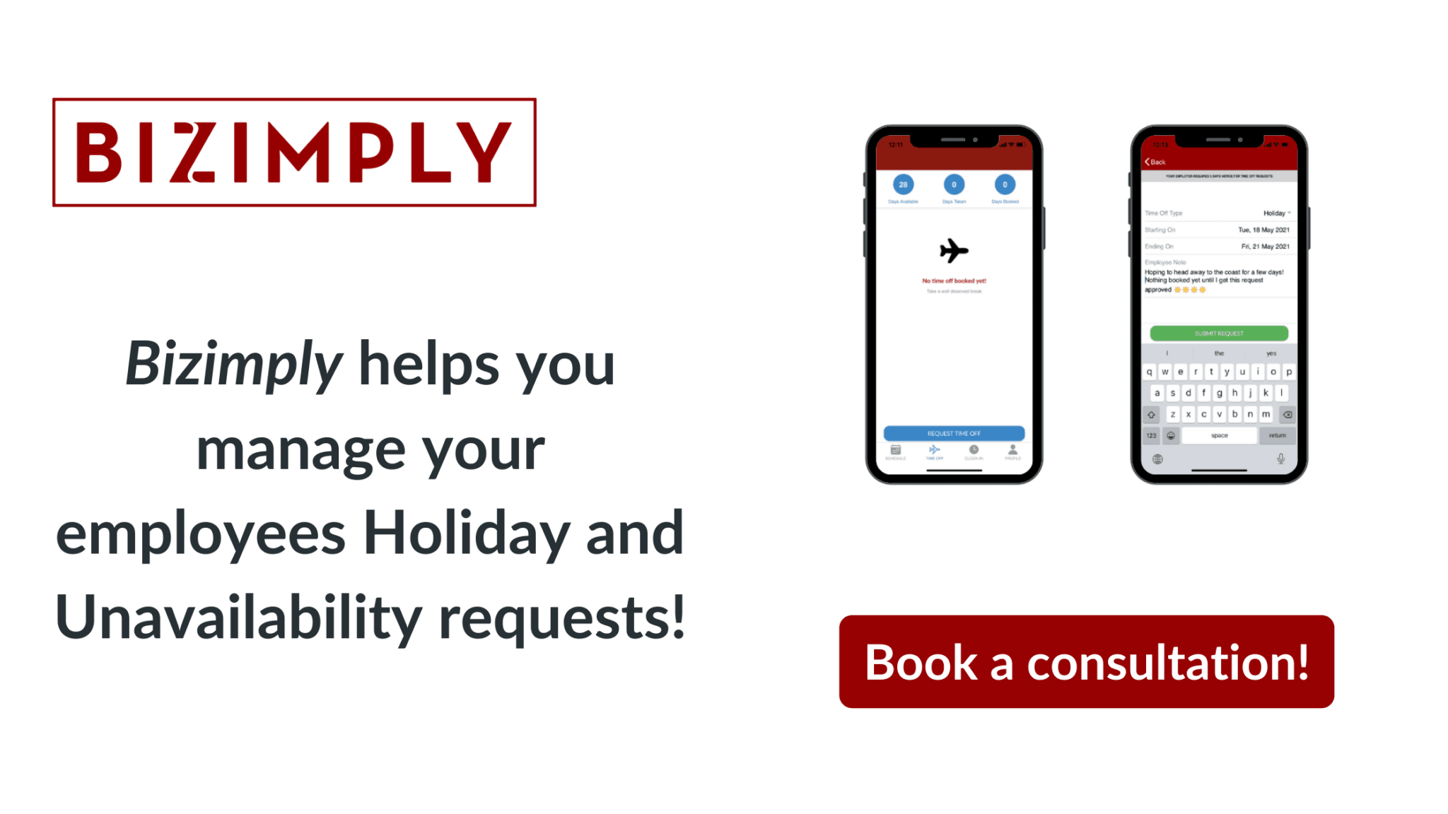 Holiday Entitlement for Part time Employees Bizimply