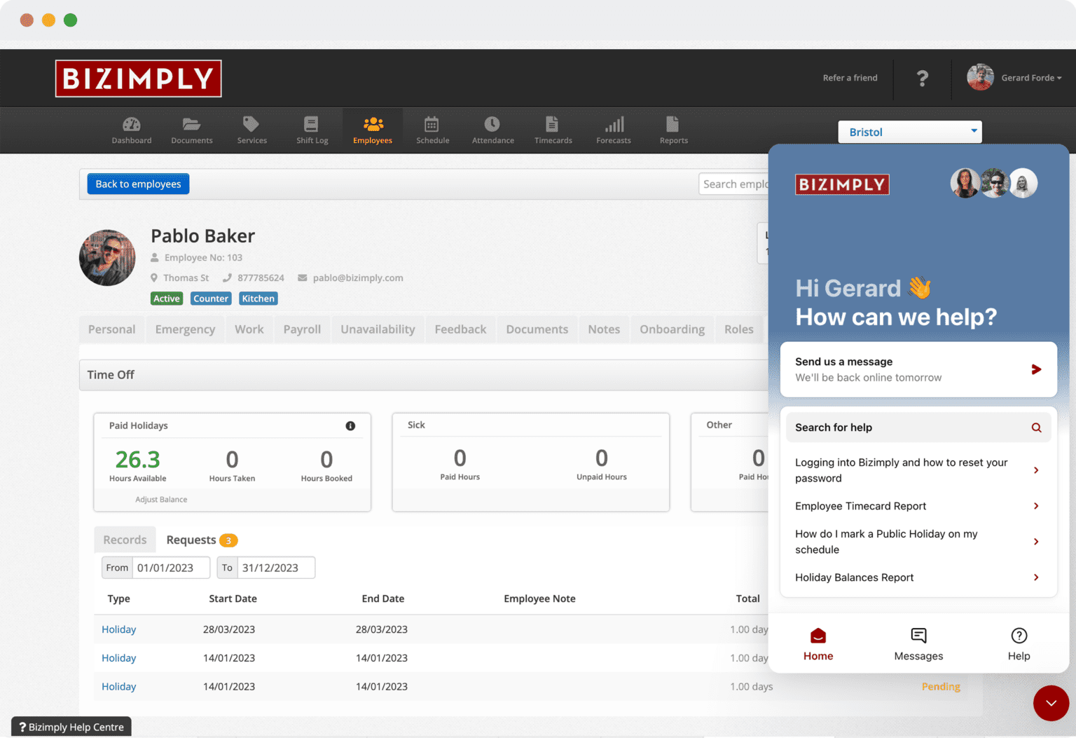 Employee-Scheduling-Software - Bizimply