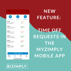 Read more about the article New Feature: Time Off Requests with the MyZimply mobile app