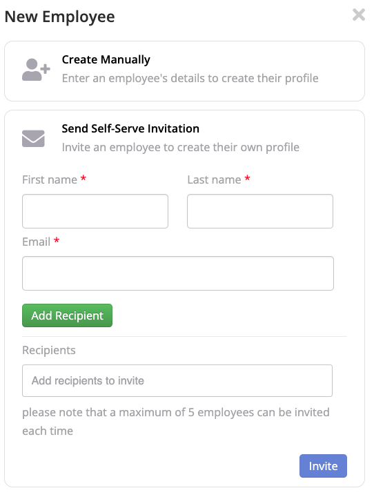 Self Service Onboarding