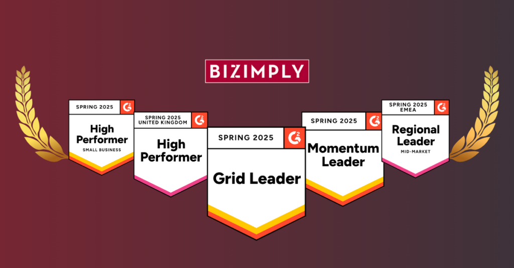 Bizimply G2 Spring Badges