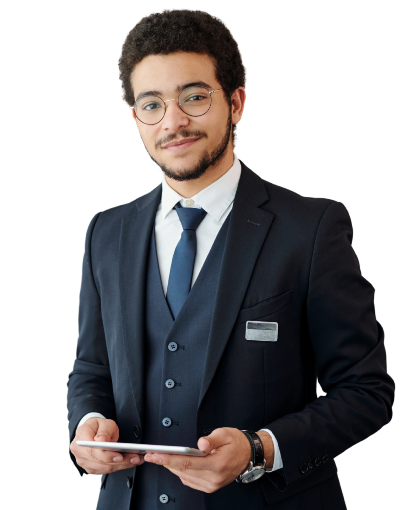 man in a suit