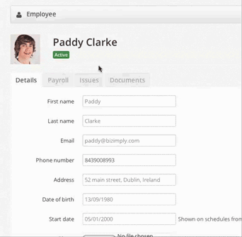 Employee Payroll Details
